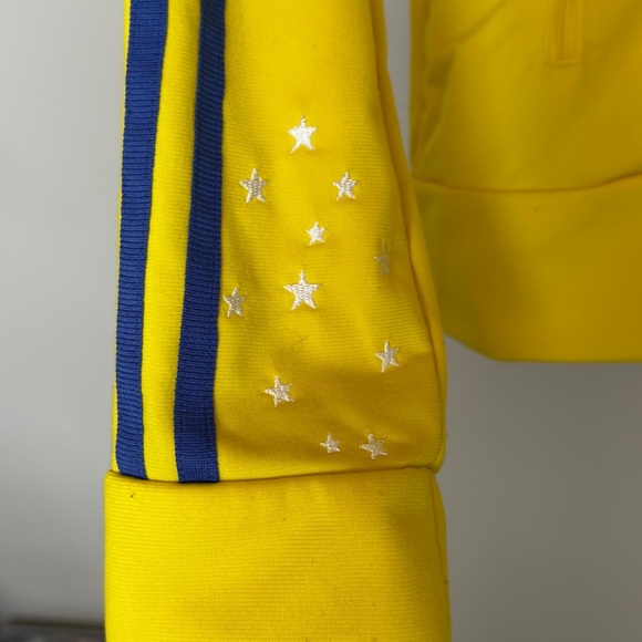 Vintage Adidas Brasil Ordem e Progresso Full Zip Track Jacket - Picture 4 of 12